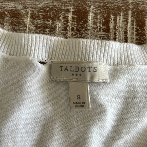 Women's White Cardigan Sweater - Picture 15 of 16